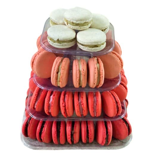 Torre Pirâmide para Macarons 4 Pisos