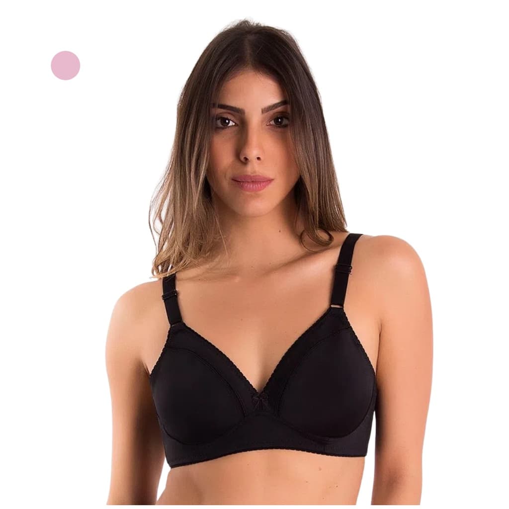 Sutia Reforçado Sem Bojo em Lycra Alta Qualidade Plus Size Dia A Dia Soutien Duloren Elegance 111214