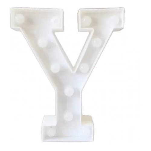 Letra Y Luminosa Com Led - Cromus
