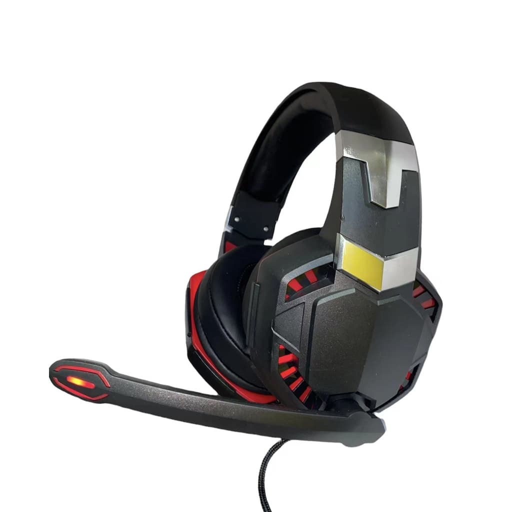 Headset Gamer Fone de ouvido Headphone com Microfone LED entrada USB e P3 Marca WL