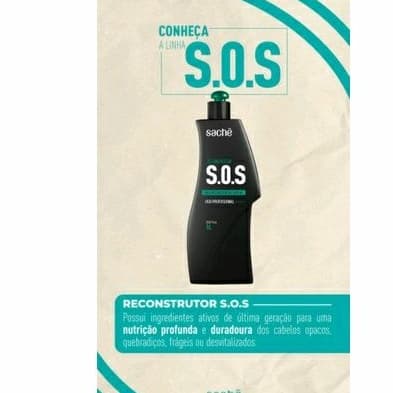 Reconstrutor SOS Para Reconstrução Capilar 1l sachê