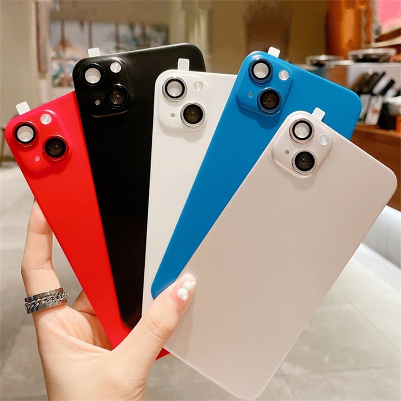 Modelo De Câmera Falsa Mudança De Filme Traseiro Adesivo Para iPhone XR XS MAX Segundos 15 14 12 13
