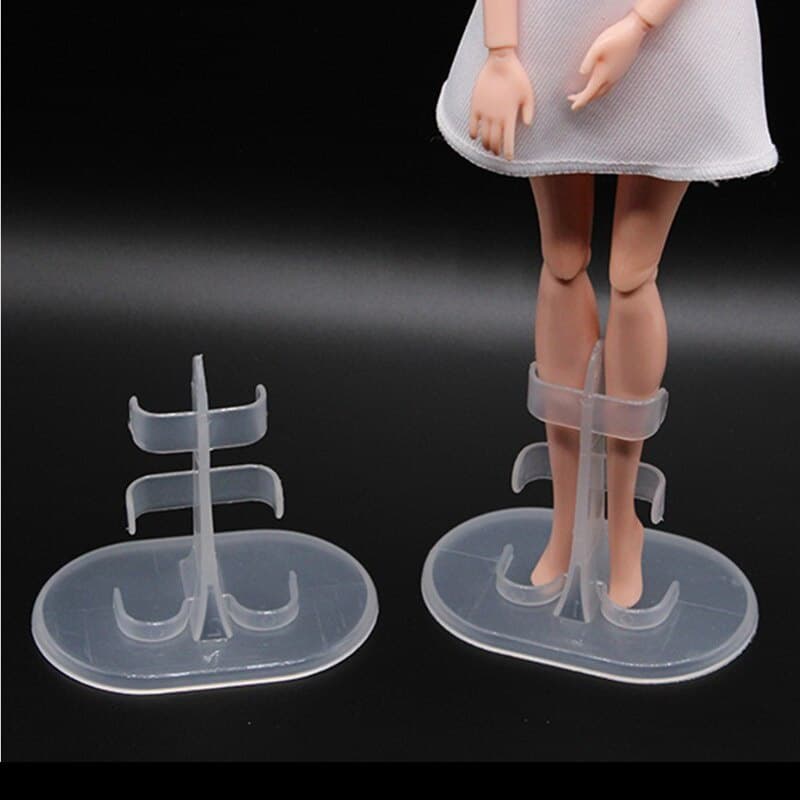2 Peças 30 Centímetros Boneca De Plástico Stand 1 / 6 Suporte Da Boneca Bjd Boneca Acessórios Para Maquiagem Brinquedos