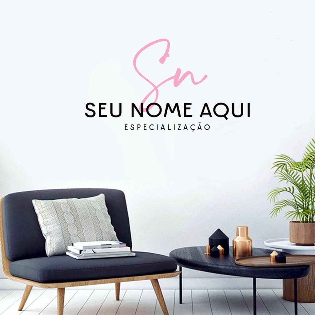 adesivo personalizado logo salão beleza sobrancelhas cílios nail lash designer studio unha maquiagem manicure depilação