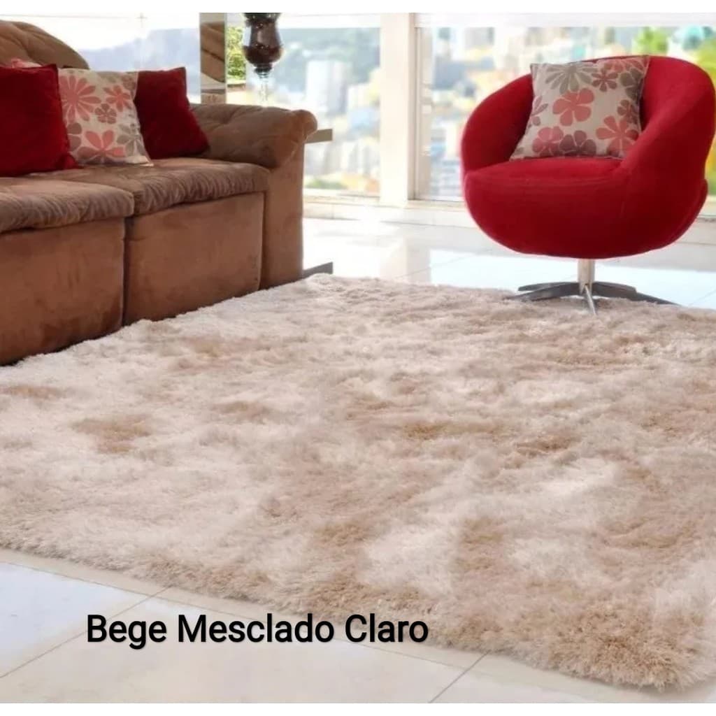 Tapete Peludo, Felpudo De Sala Luxo Macio Barato 2.00 X 2.50