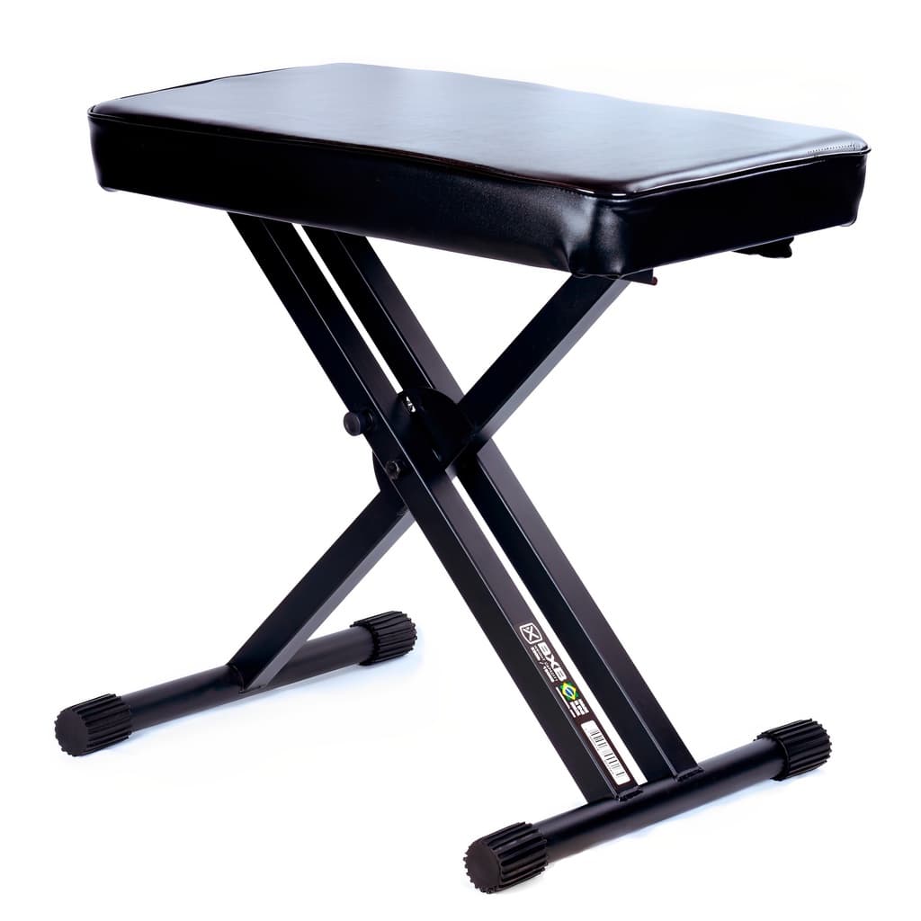 Banqueta Reforçada Com X Duplo Para Tecladista/pianista Bxb
