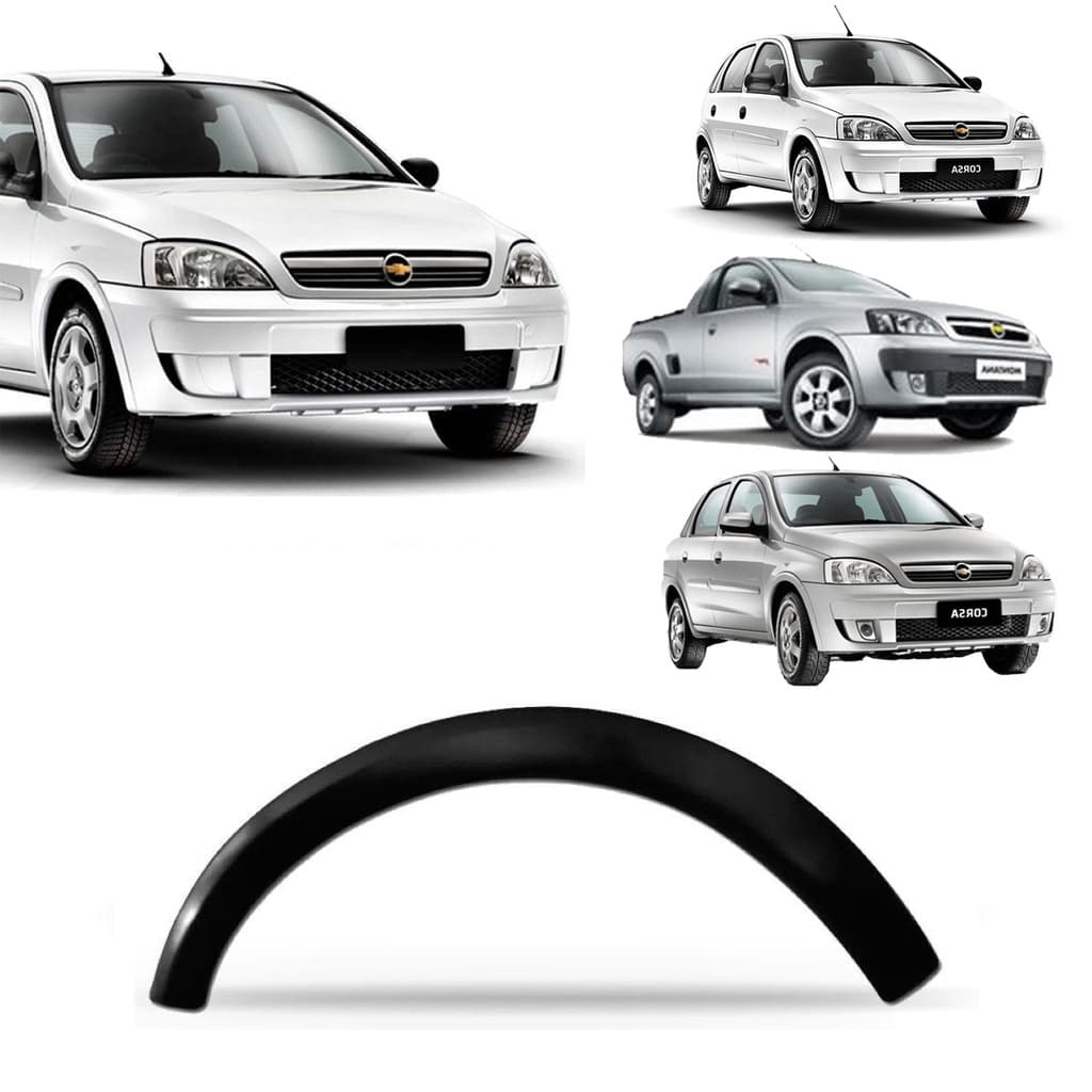 Moldura do Paralama Dianteiro Direito Corsa Montana 2003 2004 2005 2006 2007 2008 2009 2010 2011 2012 Joy Maxx Premium