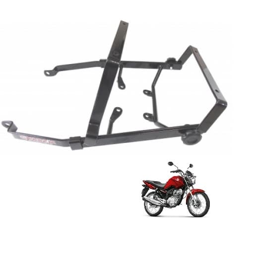 Suporte de Baú motoboy trilho bau motofrete para moto motocicleta Honda Titan 125 Titan 150 2014 em diante Chapam Aço