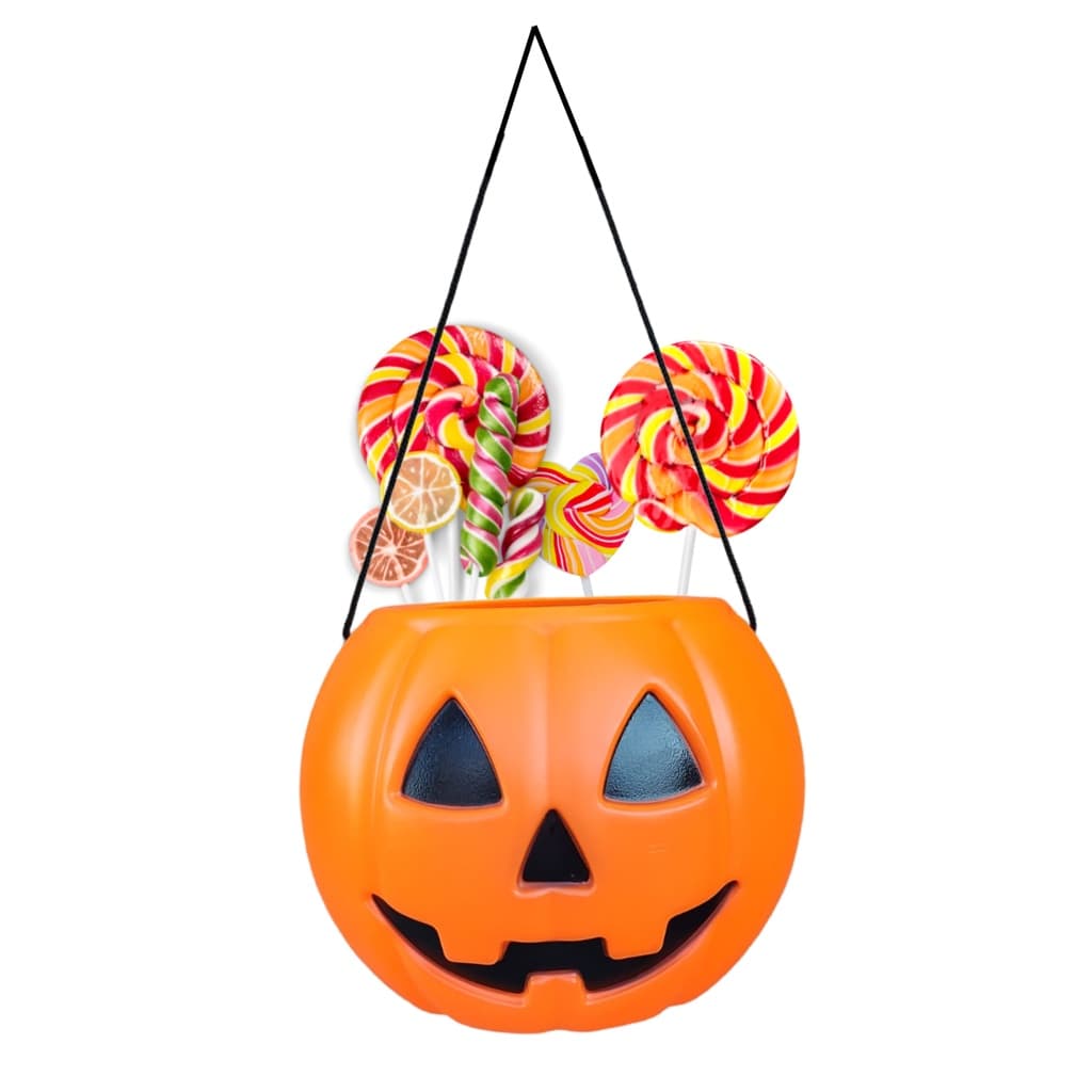 2un baldinho de doces Halloween cabeça de abobora decoração festa comemorativa