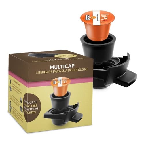 Adaptador C谩psulas 3 Cora莽玫es Para Dolce Gusto - Multicap