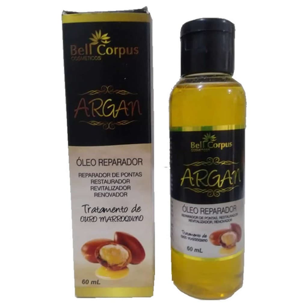 Óleo De Argan Bell Corpus - 60ML - Reparador De Pontas