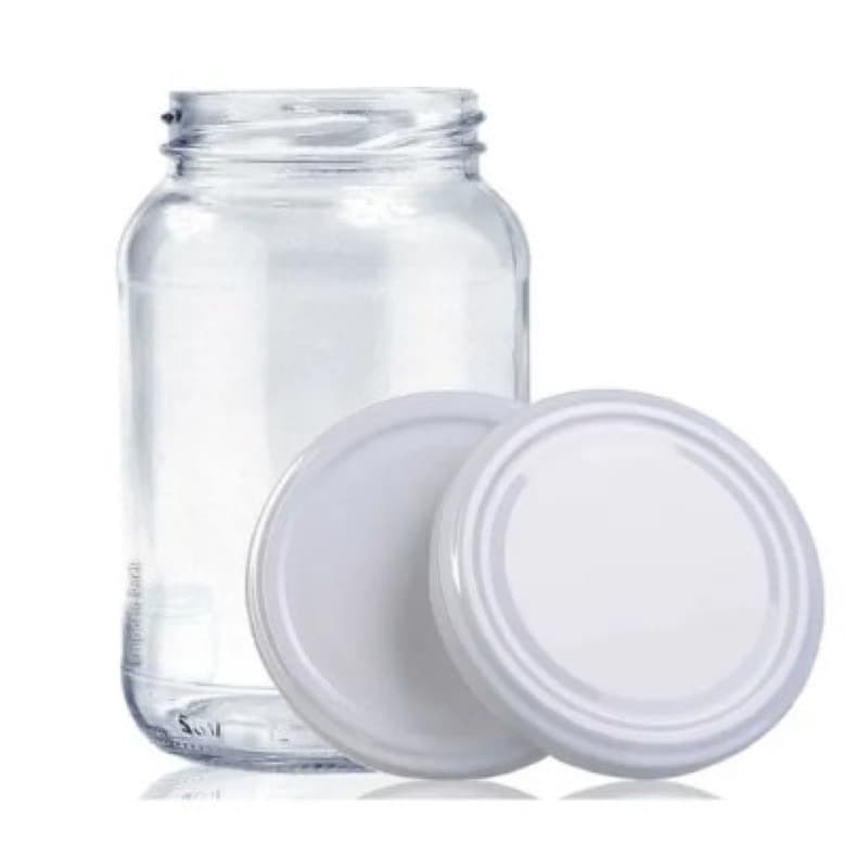 Pote de Vidro 600ml para conservas,geléias,mel.14 unidades com tampas