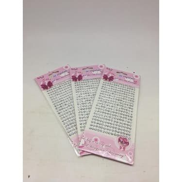 Kit C/6 Cartela Adesivos Strass