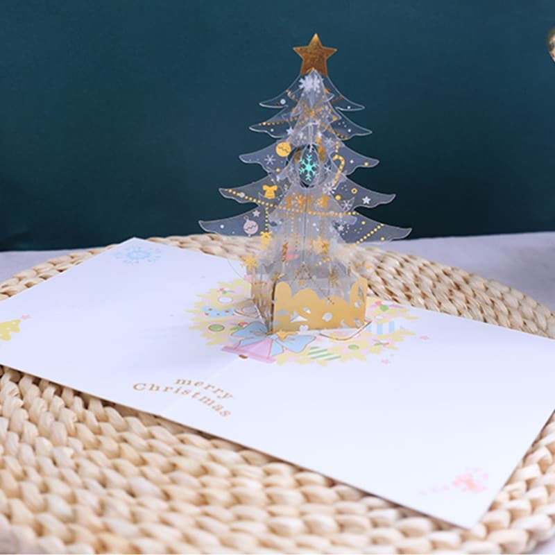 KIN 3D Para Pop Up Cartões De Natal Feliz Aniversário Feito À Mão Cartão Postal Com Envelopes Crianças Fe