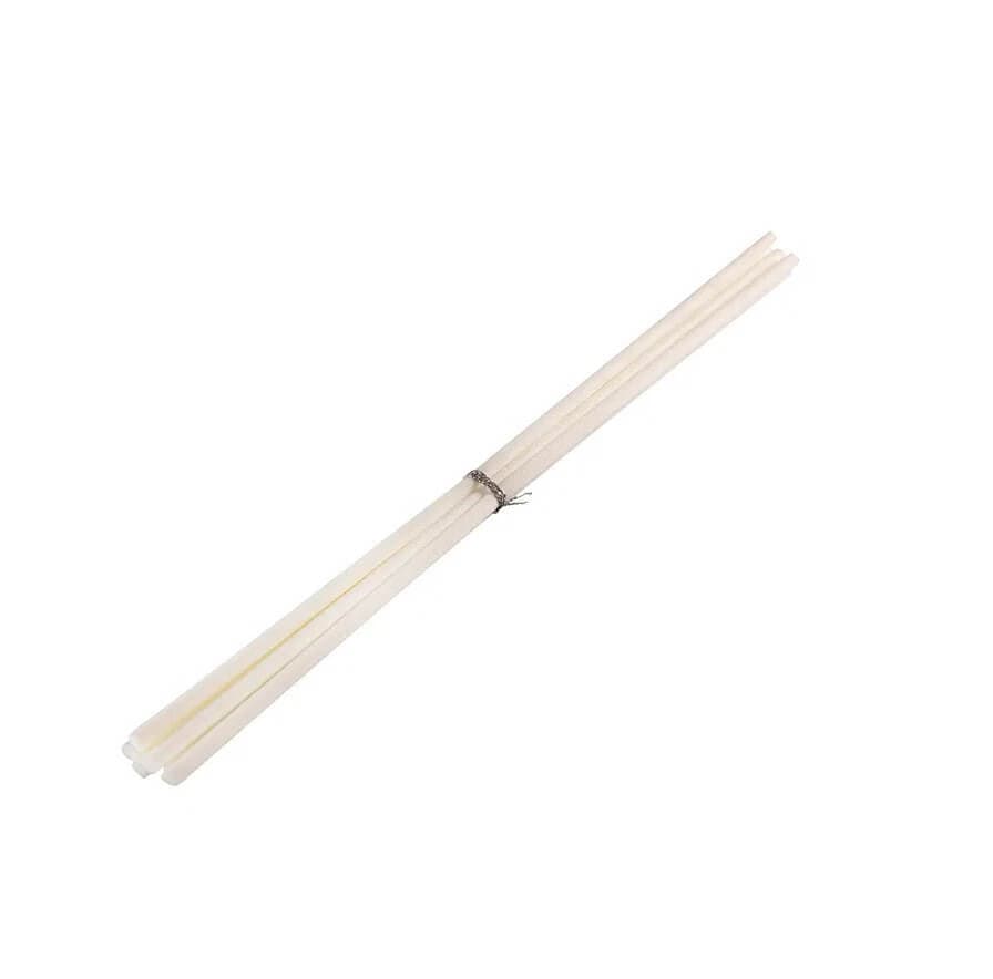 Kit 6 Varetas de Fibra De Algodão Branca 0,4x25cm vareta para difusor aromatizador ambiente palitos artesanato | Raro Aroma