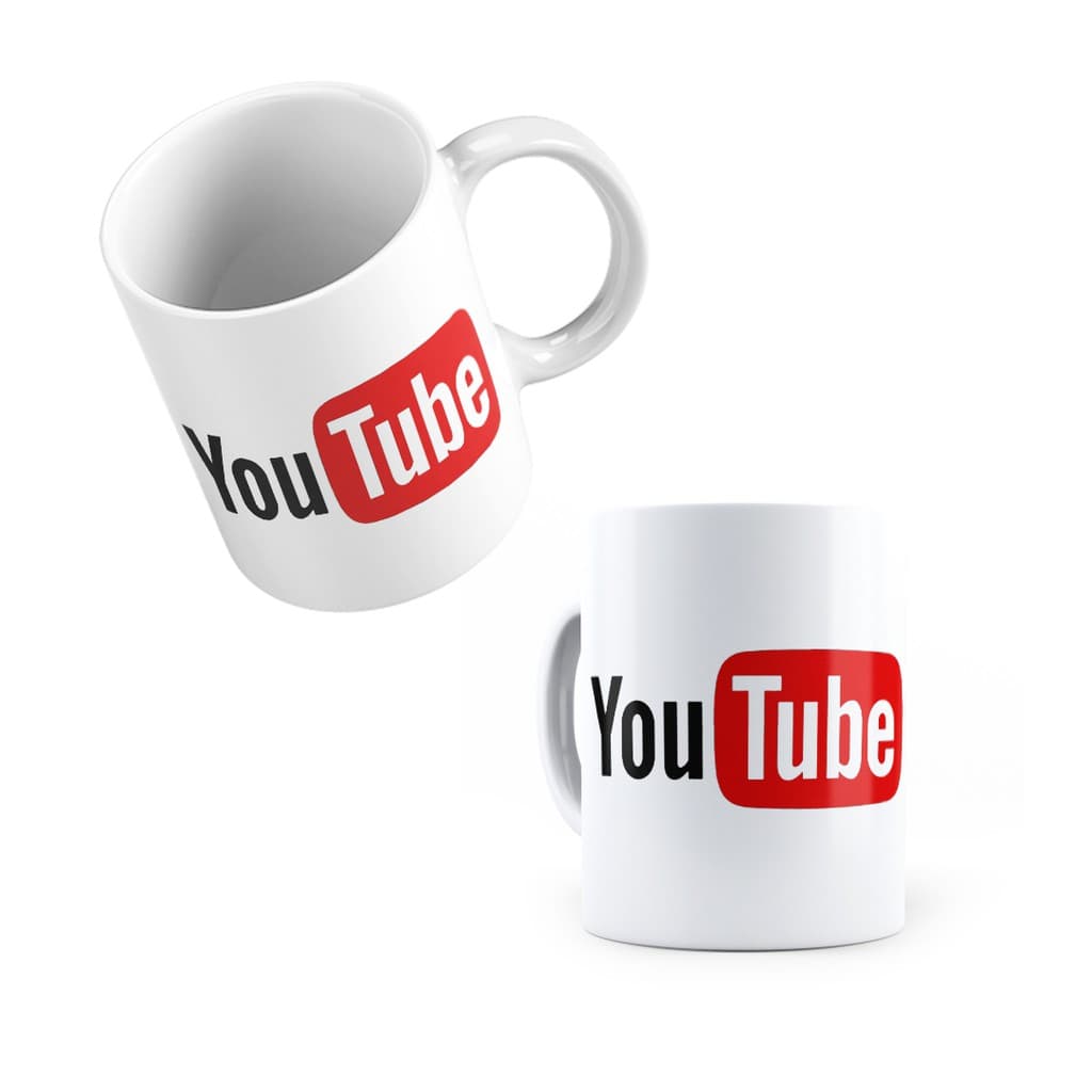 Caneca de Ceramica Logo Youtube