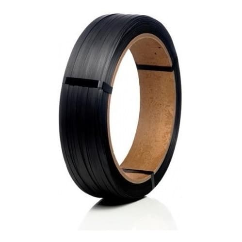 Rolo De Fita Arquear Pp 10mm Preta Para Embalagem Pallet