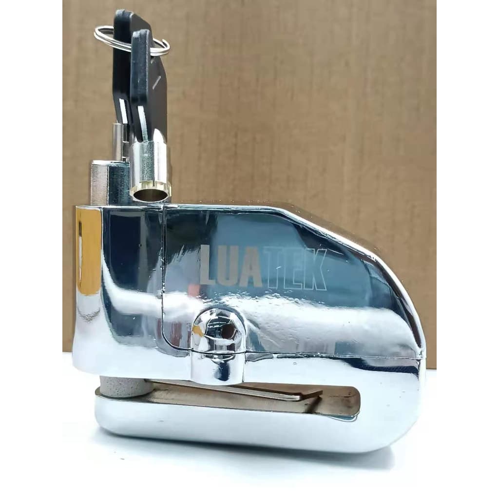 Trava Cadeado De Freio Disco Com Alarme Sonoro Para Moto