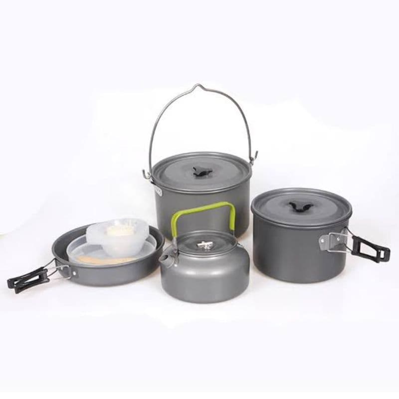 conjunto de panelas para acampamento ds 700
