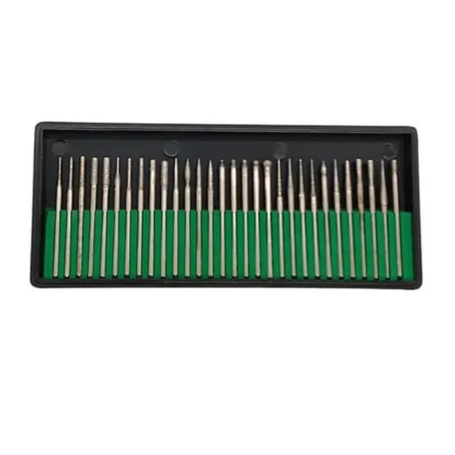 Kit Broca diamantada 30 unidades Fresa metal alta qualidade