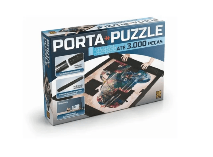 Porta Quebra Cabeca Puzzle Ate 3000 Pecas - Grow