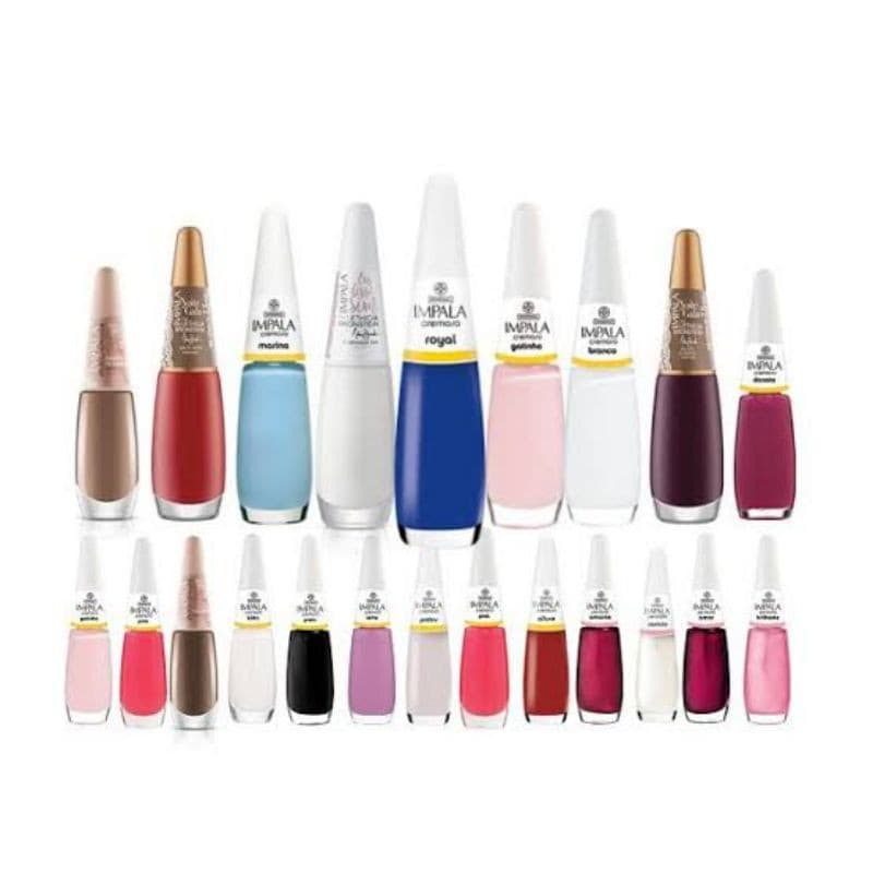 Kit 12 Esmaltes Impala Manicure Profissional