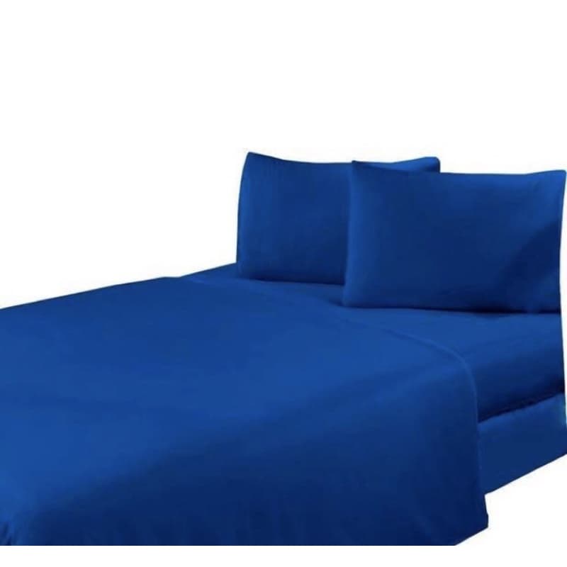 Lençol Avulso Casal Superior Sem Elástico Liso Microfibra Preto Azul Rose Cinza Branco
