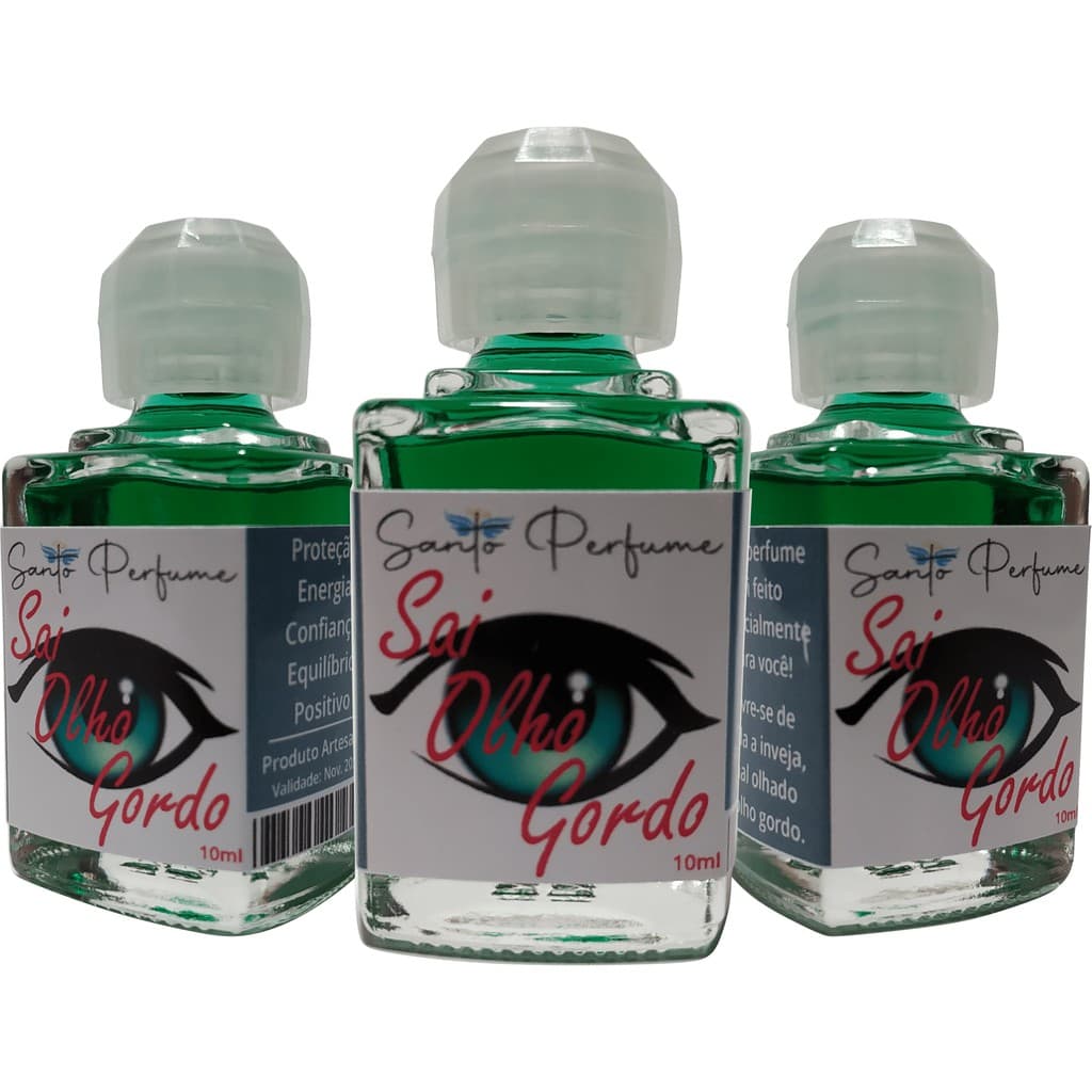 Perfume Sai Olho Gordo 10ml, a sua melhor proteção contra a inveja e o mal olhado