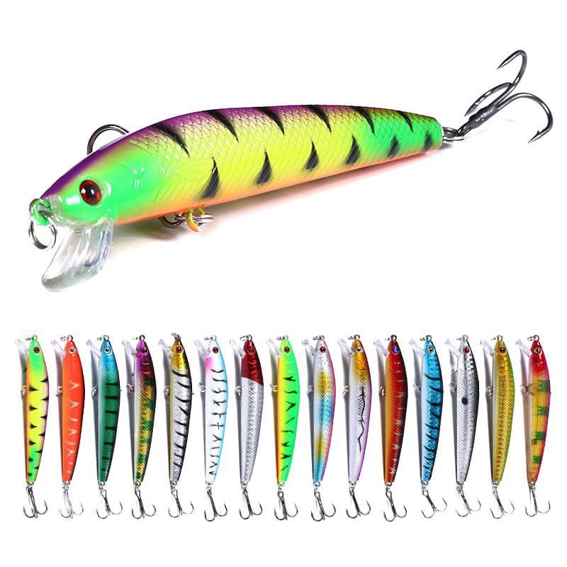 Isca de peixe para pescar artificial 9 cm