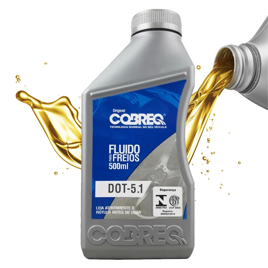 Fluido Lubrificante de Freio Dot 5.1 500ml Cobreq