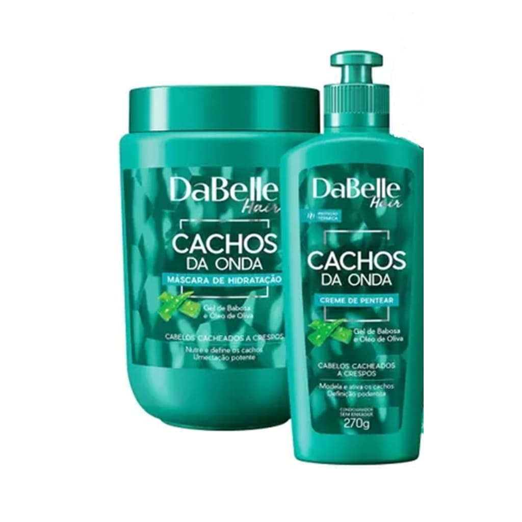 Kit Cachos da Onda Dabelle Hair -( Mascara 800g + Creme pentear 270G)