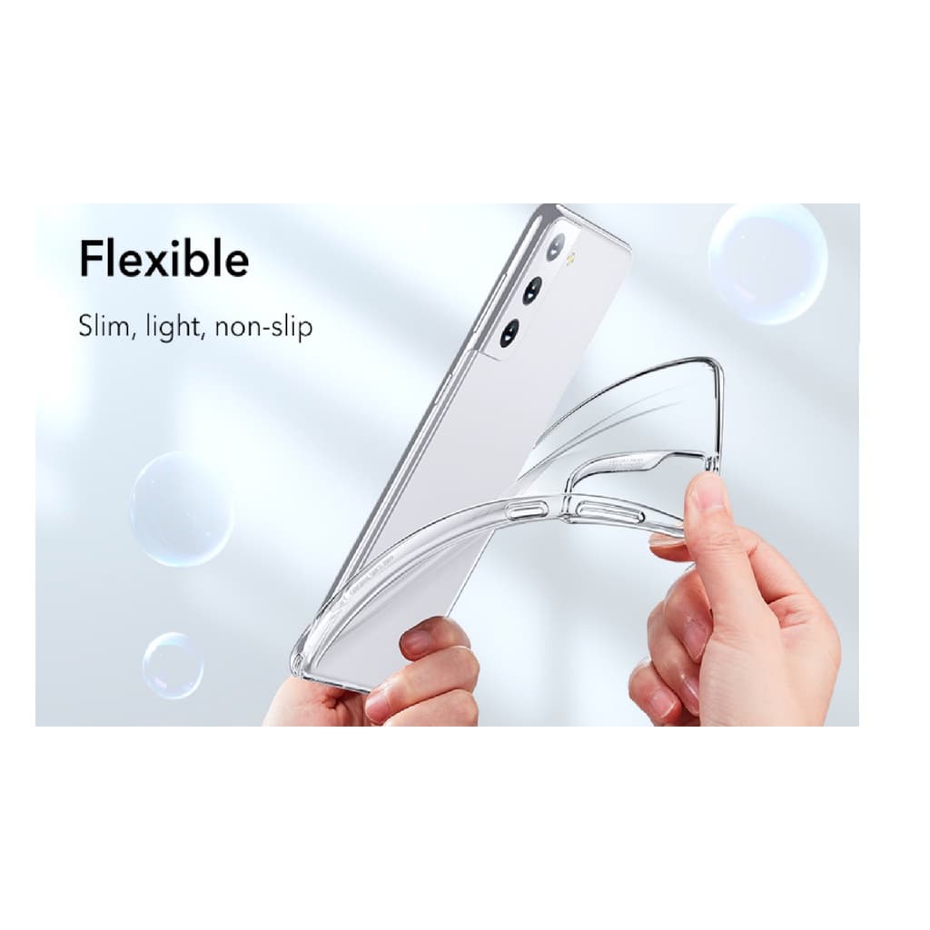 Capa transp. para samsung Galaxy S21 PLUS ultra transparente de silicone tpU