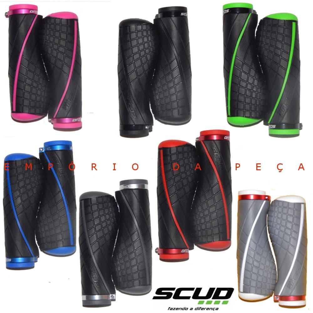 Manopla Moto Scud Concept 2 Confortável Original Todas as Cores Para Motos Que Não Tenham Peso No Guidão