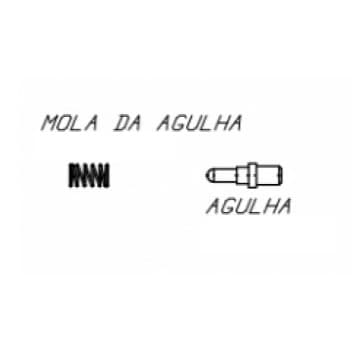 Agulha e Mola Espingarda Boito Modelos Miura I Miura II Era 2001 Reuna e A680 Original Boito