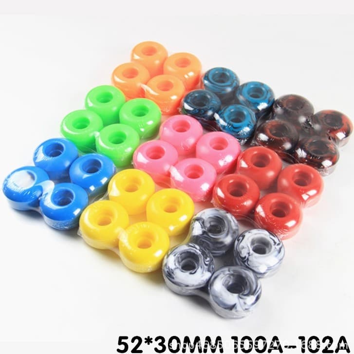 Roda Dura De Ação De Skate 52 * 32 , Extravagante De Quatro Rodas , Balancim Duplo , 30 Altas E Duras