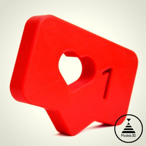 Like do Instagram  - Curtida do Insta - Linda Decoração de mesa ou bancada P/ Espaço Residencial ou Comercial