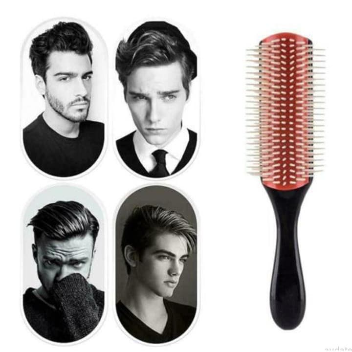 Escova Pompadour Barbeiro E Cabeleireiro Profissional Barbearia Clássica