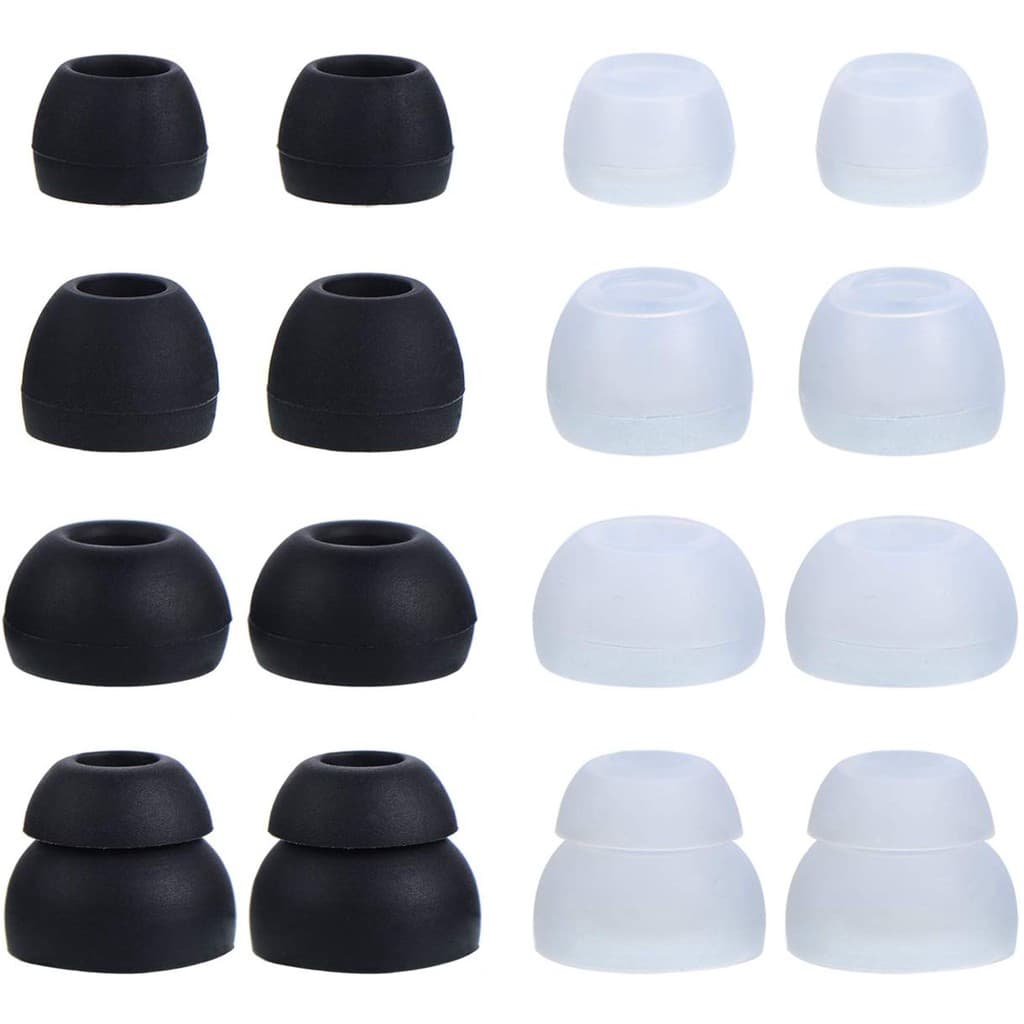 [Escolha Shopee] 8 Pares de Pontas de Silicone Substitutas para Fones de Ouvido Eartips Earpads Para Fones Skullcandy
