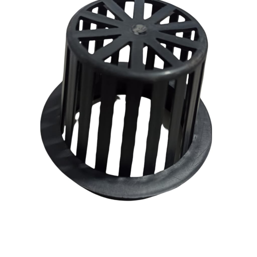 Ralo Hemisférico Flexível Redondo para Bocal de 100mm Anti Entupimento Calha