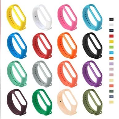 Pulseira Para Mi Band 3 E 4 Em Silicone Confortável