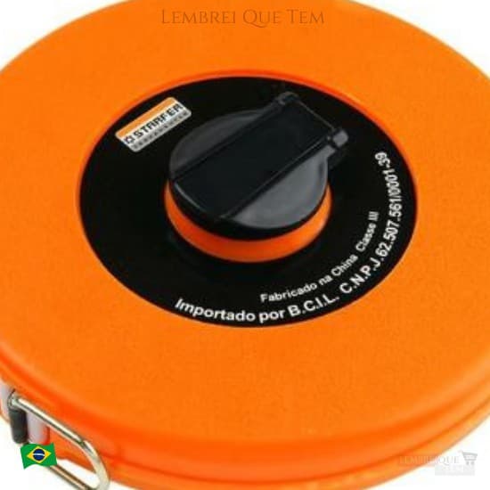 Trena Starfer Rolo 20m - trena de fibra de vidro