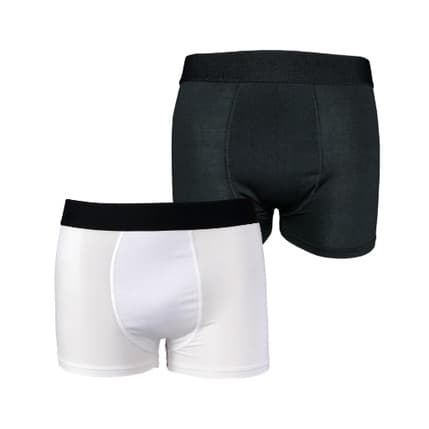 Kit 2 Cuecas Boxer Box New Basics Microfibra Lisa Básica Casual