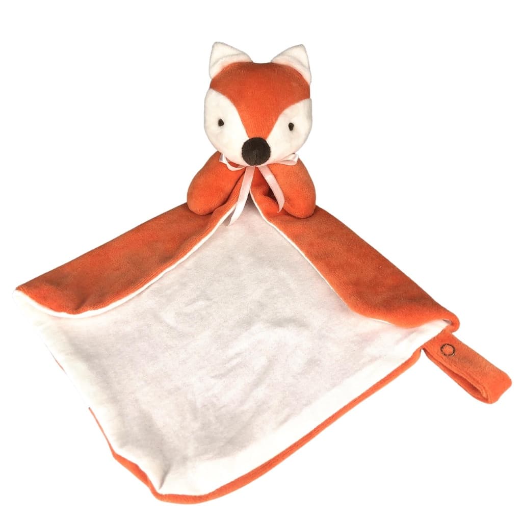 Naninha de Bebe com Porta-chupeta - Raposinha