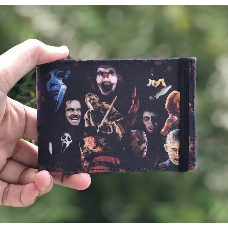 Carteira Slim Filmes de Terror Sexta Feira 13 Jason freddy krueger chuck brinquedo assassino Panico