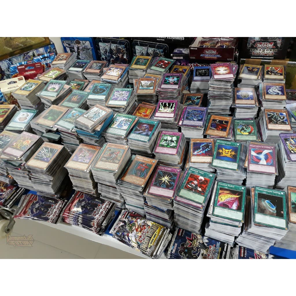 Lote de 100 Cartas de yugioh Originais Cartas Variadas