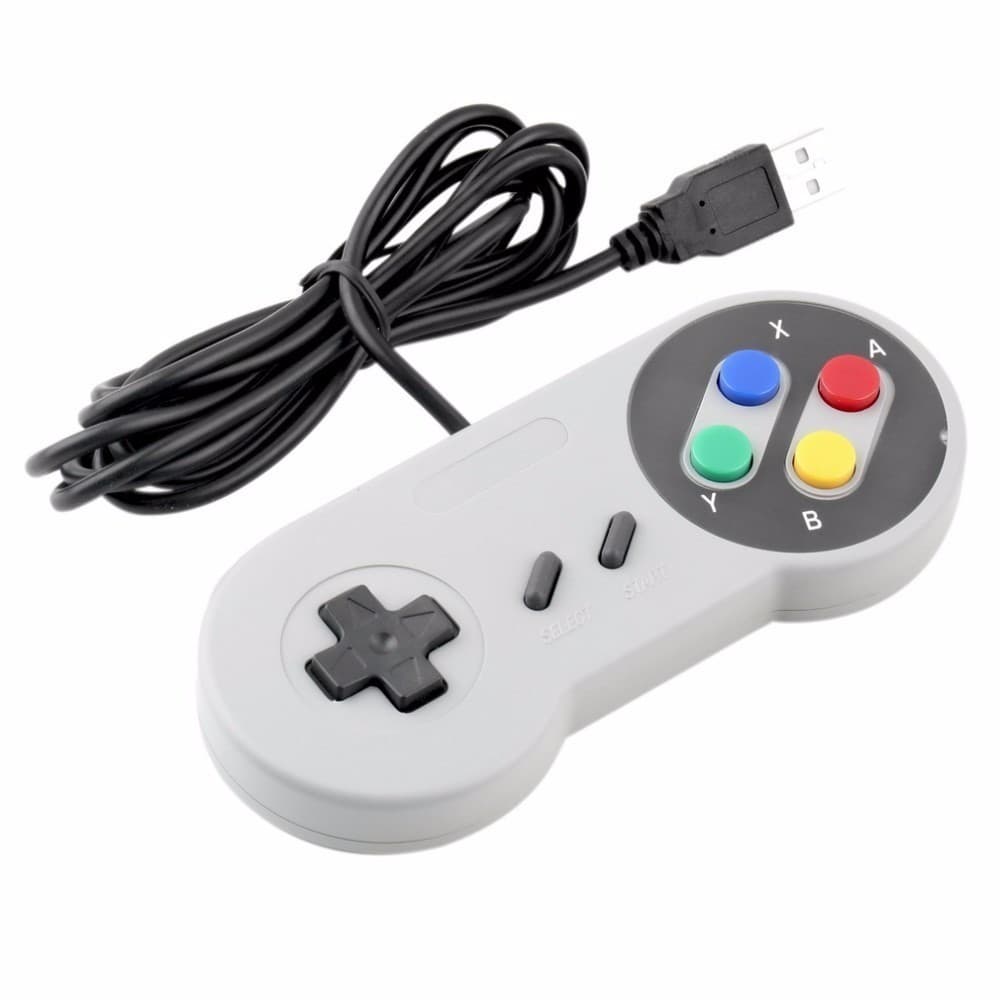 CONTROLE NITENDO USB PC SNES JOYSTICK
