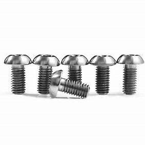 Parafuso Para Rotor Freio Disco Bike Mtb Pacote Com 6 parafusos Cromado
