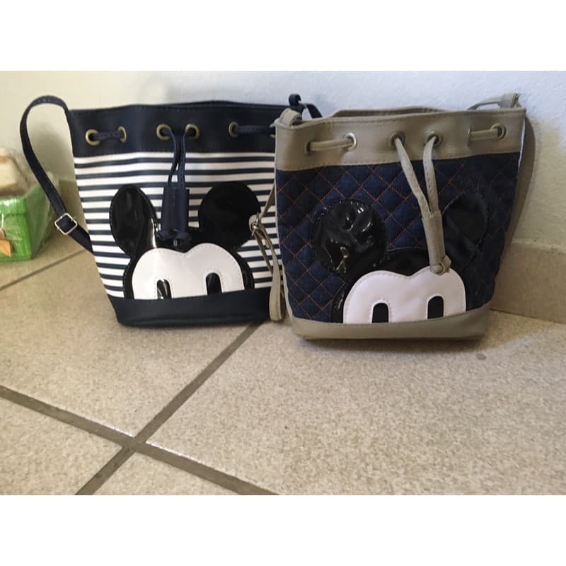 🐭 Bolsas Mickey Mouse / Bolsas infantis / Mochila Disney Criança Bolsinha Infantil Minnie Pluto Moda Kid