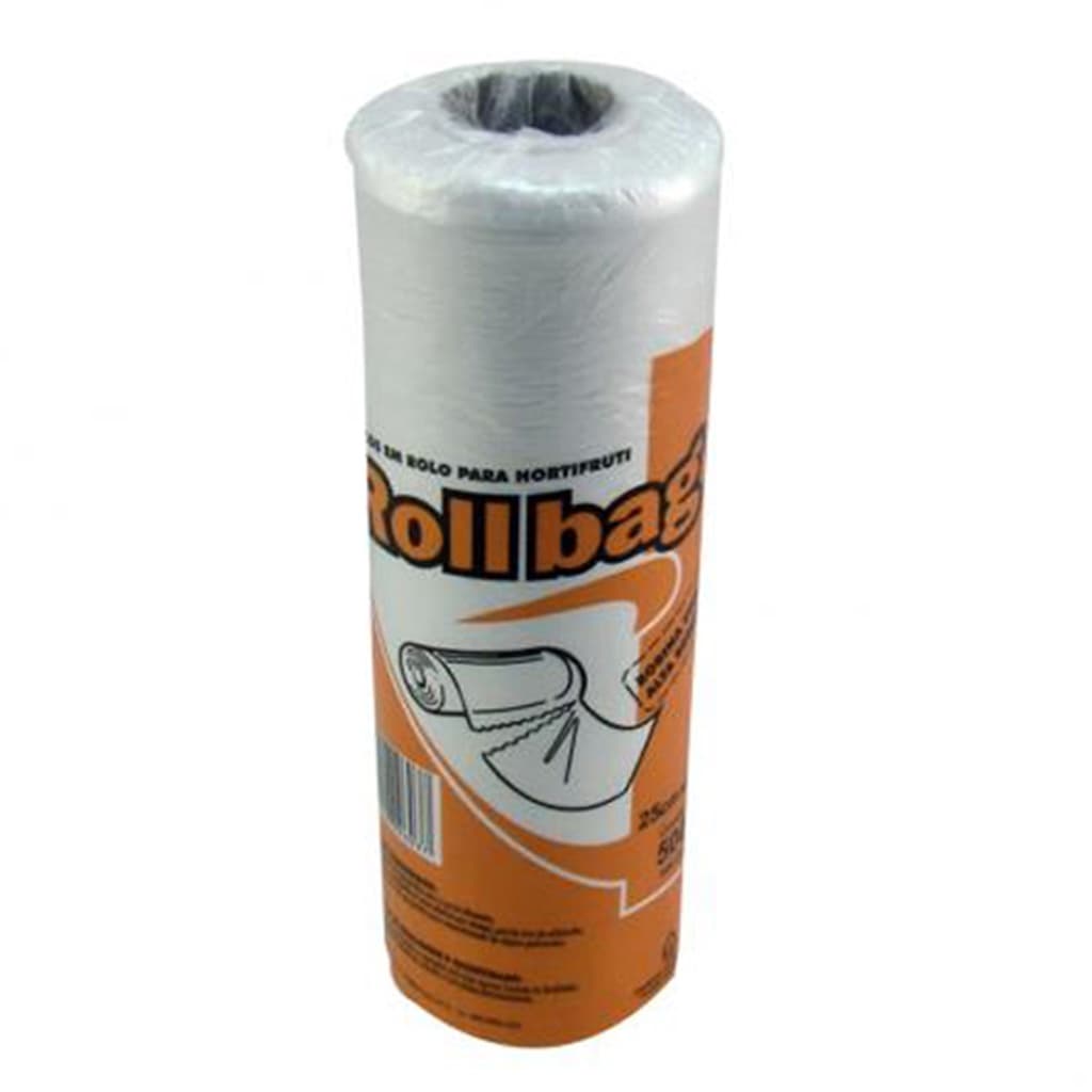 Bobina Saco Plastico Transparente Picotada 25x35 C/500 Sacos Freezer  Descartavel Alimentos Mercado