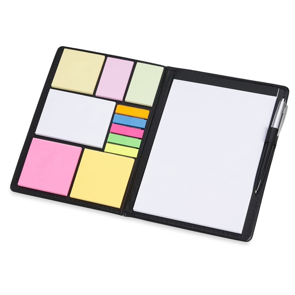 Bloco para Anotações Funcional, Resistente com Post-it e Caneta Plástica